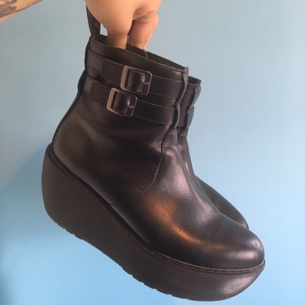 CAITLIN WEDGE PLATFORM BOOTS from DR. MARTENS